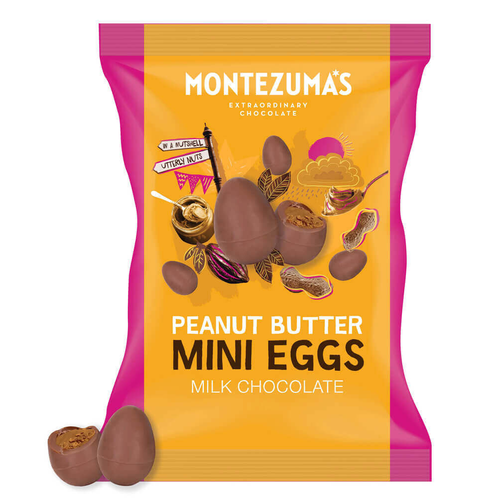 Montezuma Peanut Butter Mini Eggs Milk Chocolate 120g